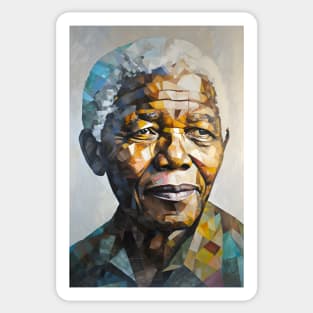 Nelson Mandela Human Rights Advocate Sticker